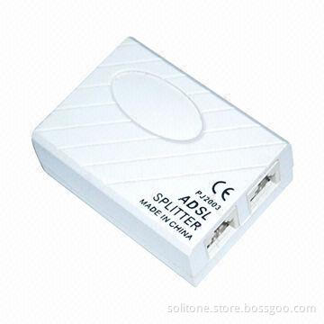 ADSL Splitter/Filter, 100mA DC Pots Loop Current, Impedance 600 Ohms